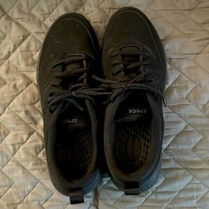 Men’s black On the Clock Slip Resistant sneakers